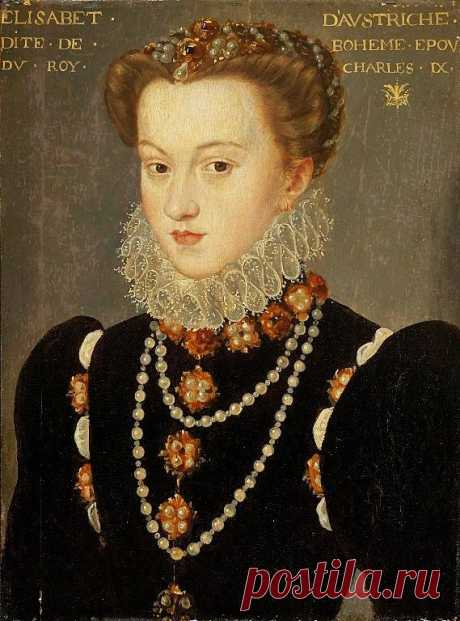 François Clouet. Elisabeth of Austria, Queen of France