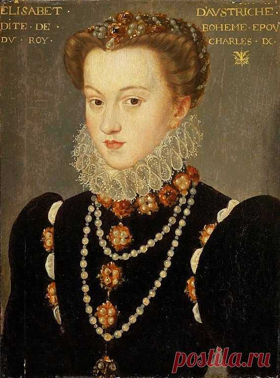 François Clouet. Elisabeth of Austria, Queen of France
