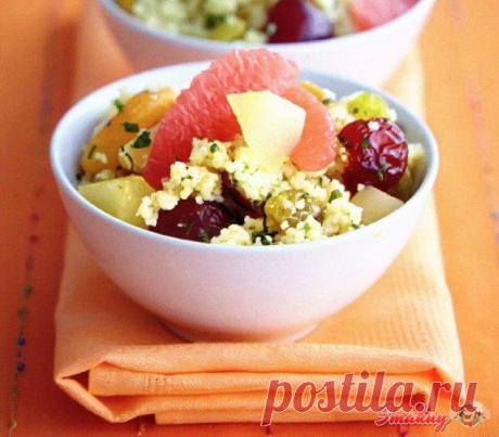 Сладкий табуле с грейпфрутом и грушами » Смакуй - кулинарные рецепты со всего света!