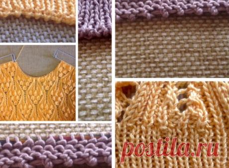 Как набрать петли для тонких и ажурных вещей при вязании на спицах Смотрится очень аккуратно и изящно