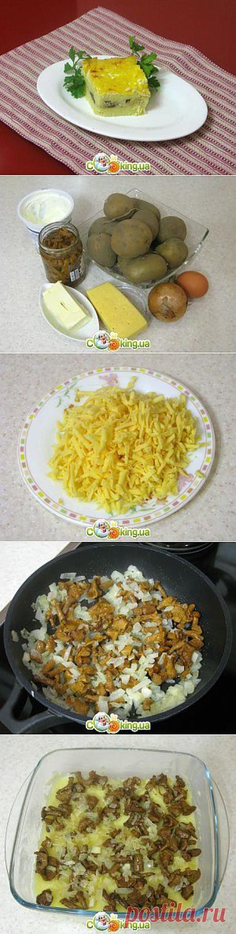 Картофельная запеканка с лисичками фото рецепт - Cooking.ua