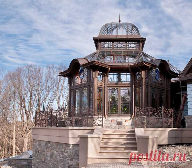 Солнечный дом: Теплица может быть красивой