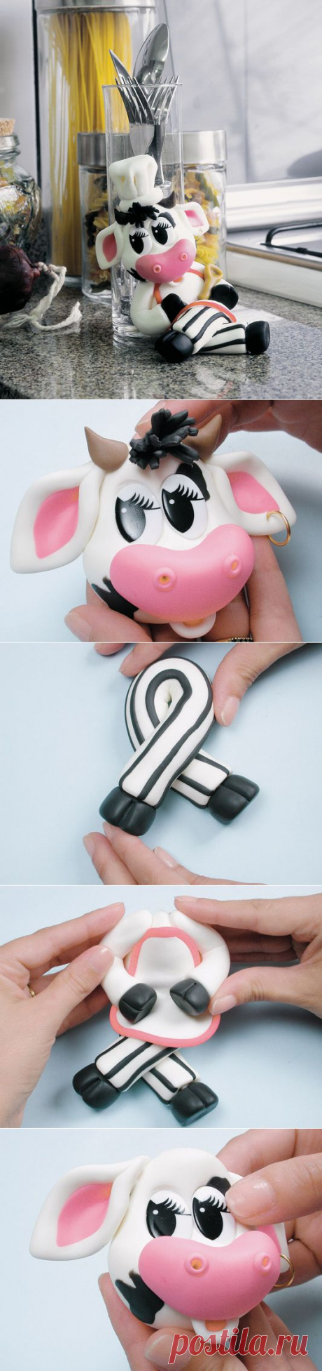 Бычка-поваренка слепить не хотите? ЛЕПКА. | Самоделкино
