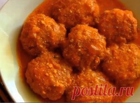 Фрикадельки с рисом рецепт - Retsept.net