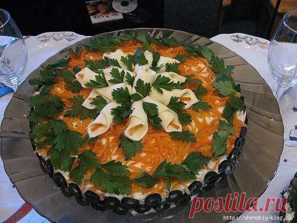 Закусочный салат "Виола".