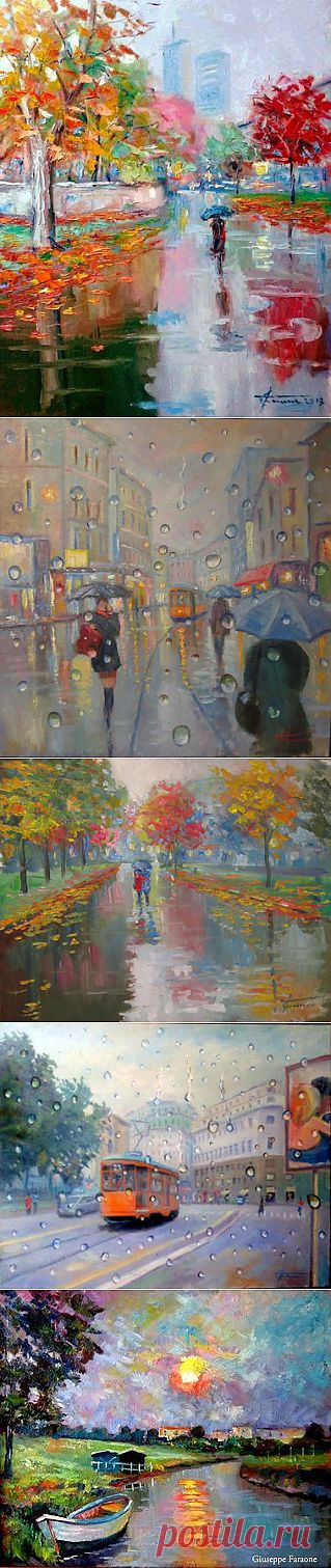 Giuseppe Faraone pittore paesaggista. Impressionist landscape painter - Giuseppe Faraone