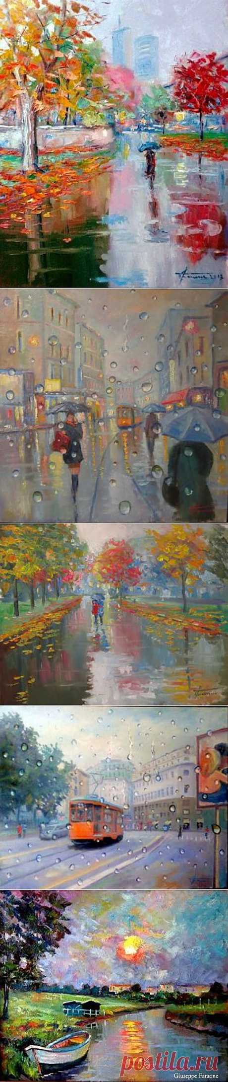 Giuseppe Faraone pittore paesaggista. Impressionist landscape painter - Giuseppe Faraone