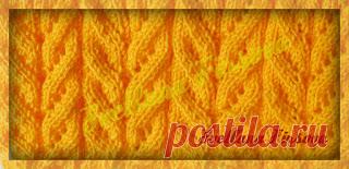 Svetlana Firsova - вязание спицами и вязание крючком.: Lace Knitting Tutorial. Вязание спицами. Ажурный узор #1