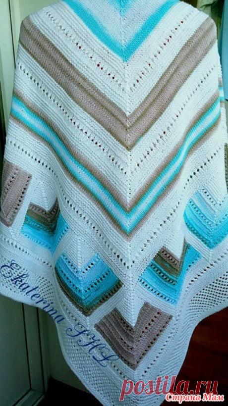 . Юбка и шаль спицами в стиле пэчворк - Вязание - Страна Мам