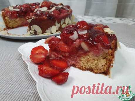 Клубничный пирог Кулинарный рецепт