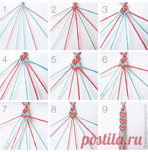 DIY Awesome Heart Friendship Bracelet | UsefulDIY.com