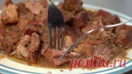 ОДИН РАЗ ГОТОВЛЮ ТАК МЯСО И ВСЮ НЕДЕЛЮ МЕНЯЮ ГАРНИРЫ ☆ Мясо ТАЕТ ВО РТУ ☆ Томлен (1)