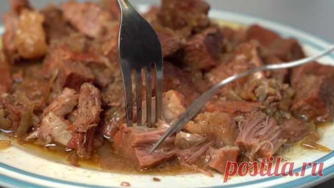 ОДИН РАЗ ГОТОВЛЮ ТАК МЯСО И ВСЮ НЕДЕЛЮ МЕНЯЮ ГАРНИРЫ ☆ Мясо ТАЕТ ВО РТУ ☆ Томлен (1)