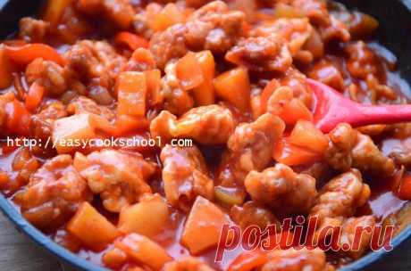 Свинина в кисло-сладком соусе: китайская кухня | Легкие рецепты