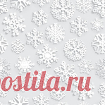 Зимние бесшовные фоны (графика)