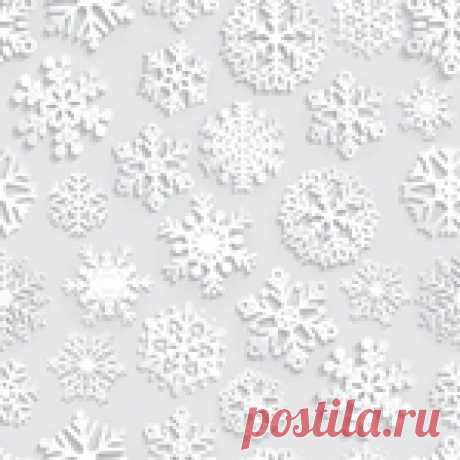 Зимние бесшовные фоны (графика)