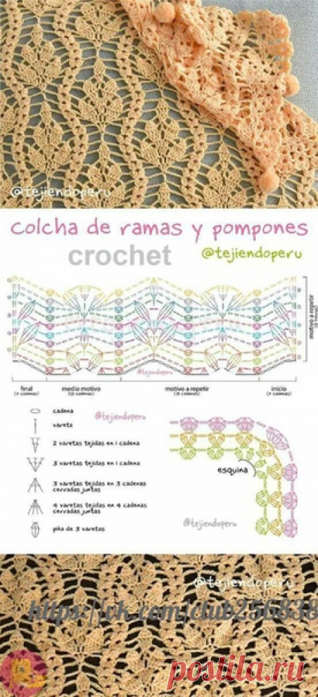Узоры крючком: схемы — Сделай сам, идеи для творчества - DIY Ideas