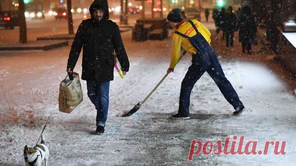 В Москве продлили желтый уровень погодной опасности из-за гололедицы