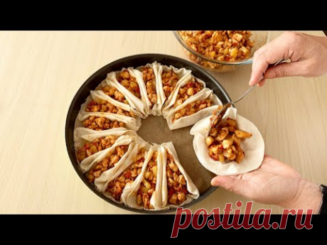 Ramazan’da Her gün Yapmak İsteyeceğiniz Yemek Tavuklu Beşamelli Yufkalı Sandallar🥰Bera TatlıDünyası