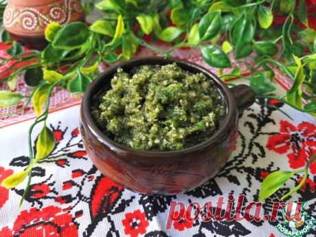 Соус-паста из тыквенных семечек Кулинарный рецепт