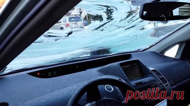 Как быстро разморозить лобовое стекло автомобиля? - Своими руками
