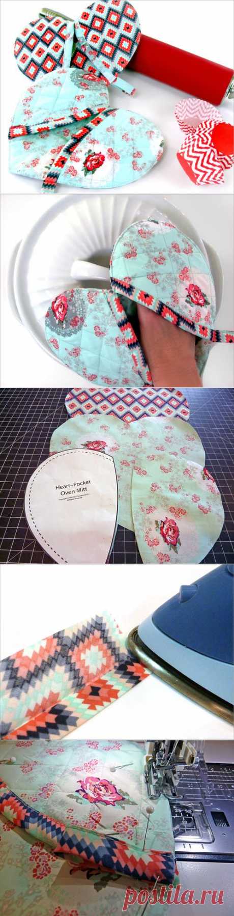 Heart Shaped рукавицы | Sew4Home
