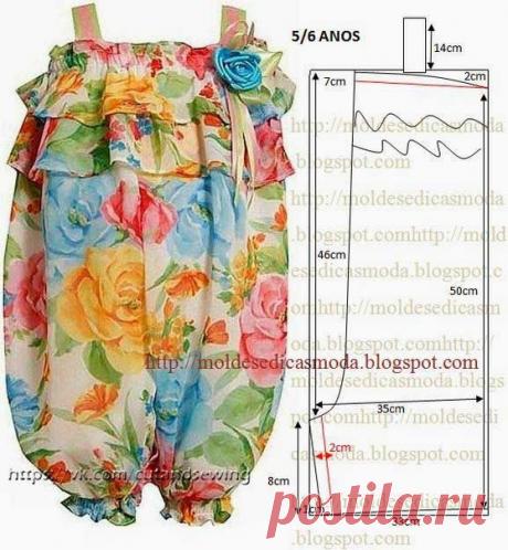 Выкройка детского комбинезона (Шитье и крой) — Журнал Вдохновение Рукодельницы