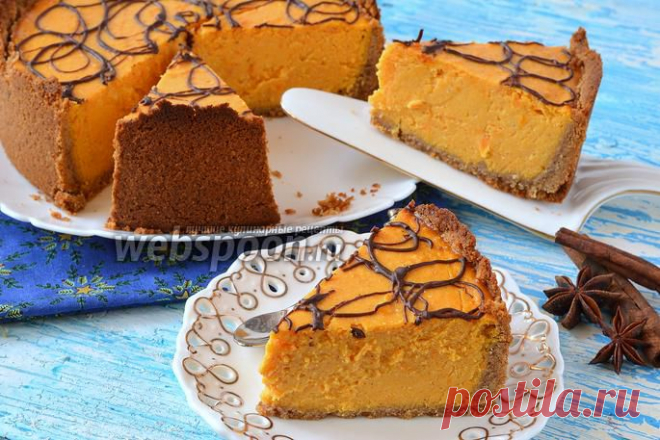 Тыквенный чизкейк рецепт с фото на Webspoon.ru