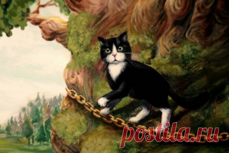 Кот учёный Кот учёный. Жил-был Ученый Кот. Его так звали не для красного словца. Целых 5 кошачьих лет он обучался всякой грамоте, даже курс словесности прошёл в одном