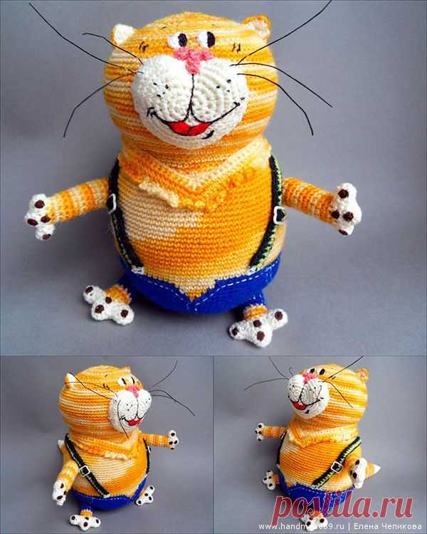 вязаный кот Таити