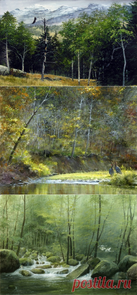 (+1) Художник-акварелист Morten E. Solberg