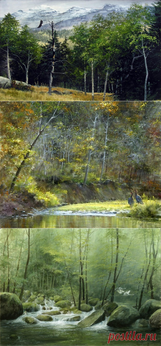 (+1) Художник-акварелист Morten E. Solberg