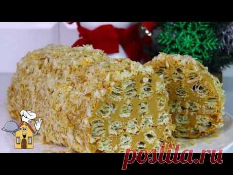 Невероятно вкусный и простой! Торт Рождественское Полено