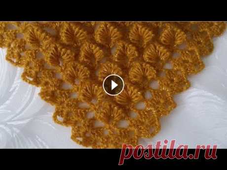 Образец узора крючком.Шаль&quot;Листопад&quot;.A sample of the crochet pattern.Shawl &quot;Listopad&quot;. Самый идеальный подарок женщине к 8 Марта-это шаль,да ещё,если она связана твоими руками. Согреет в холод и защитит от знойных лучей в жару. Дополнит ...