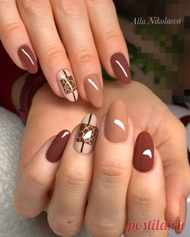 Главный цвет маникюра на осень 2021: идеи дизайна - фото
