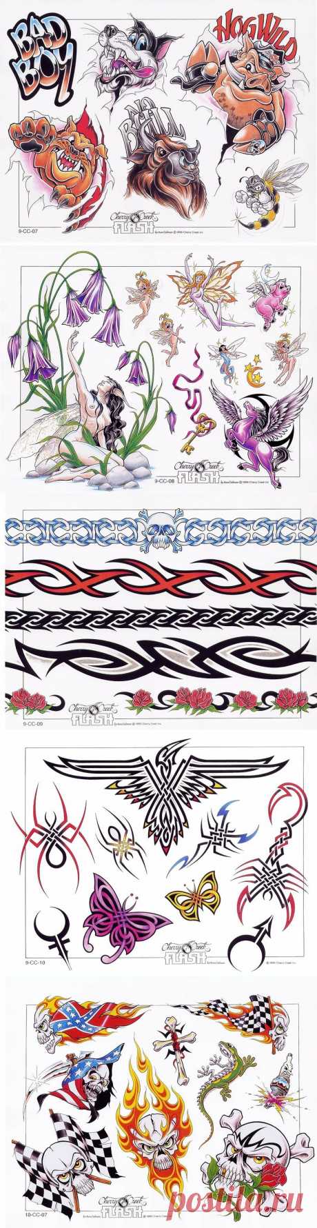 Tatoo Designes - эскизы и трафареты для творчества и рукоделия