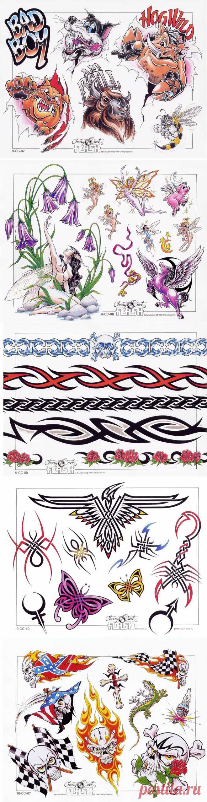 Tatoo Designes - эскизы и трафареты для творчества и рукоделия