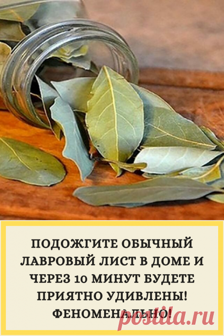 ПОДОЖГИТЕ ОБЫЧНЫЙ ЛАВРОВЫЙ ЛИСТ В ДОМЕ И ЧЕРЕЗ 10 МИНУТ БУДЕТЕ ПРИЯТНО УДИВЛЕНЫ! ФЕНОМЕНАЛЬНО!