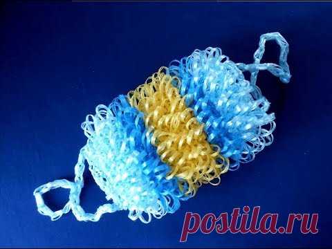 Детская мочалка крючком. Уроки вязания от Olga.