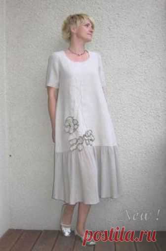 Eco friendly  linen dress by rubuartele on Etsy,