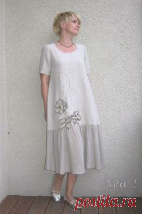 Eco friendly  linen dress by rubuartele on Etsy,