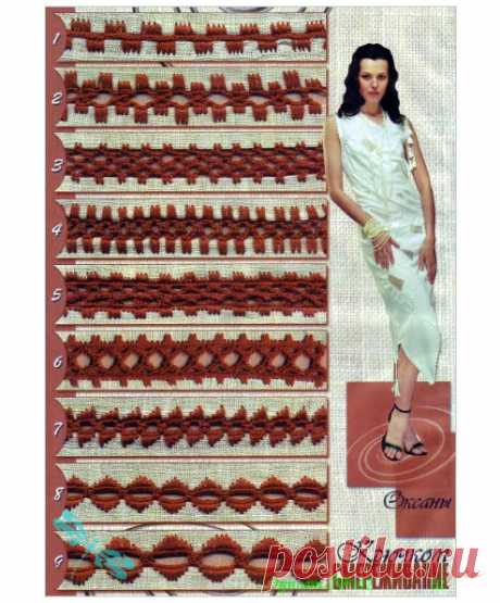 ТЕХНИЧЕСКИЕ ПРИЁМЫ - вязаное смереживание ткани...