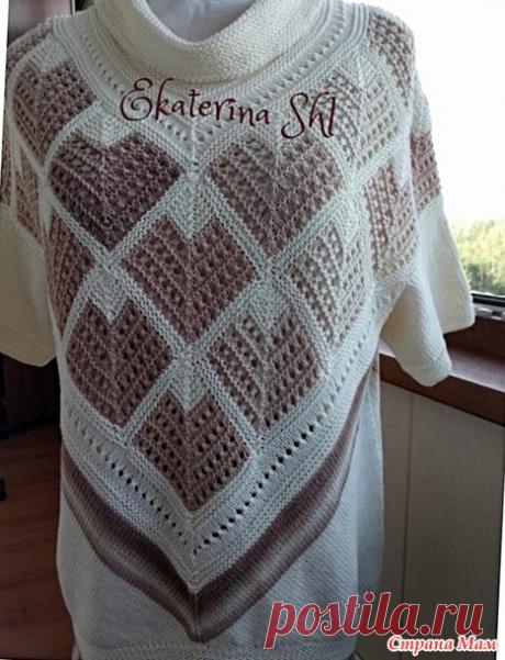 . Топ пэчворк и юбка зигзаг - Вязание - Страна Мам