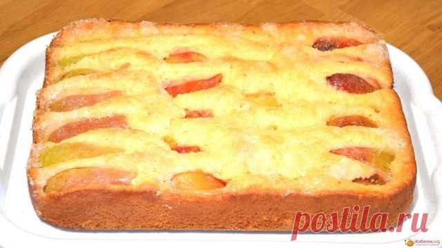 ПРОСТЕЙШИЙ И ОЧЕНЬ ВКУСНЫЙ ПИРОГ С ЛЮБЫМИ ФРУКТАМИ