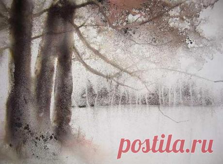 Акварель Reine Marie Pinchon.