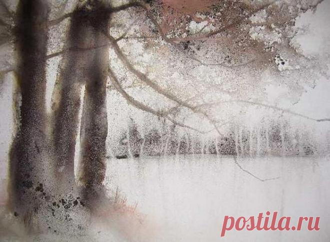 Акварель Reine Marie Pinchon.