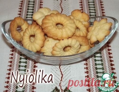 Печенье к чаю "Минутка" - кулинарный рецепт