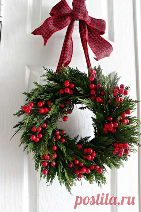 Susie Harris small cedar wreath from Joss and Main