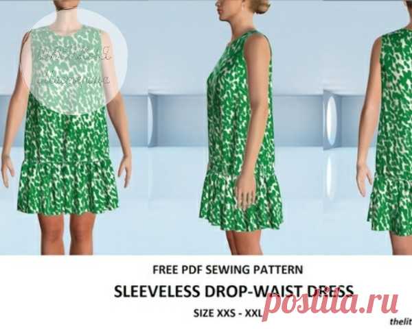 Женское платье А-силуета

Размеры выкройки:
XXS,XS,S,M,L,XL,XXL
Источник указан внутри файла