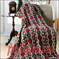Ravelry: Vintage Christmas Throw pattern by... / Интерьер / Зима, весна, лето, осень и снова зима / Pinme.ru / Pinme